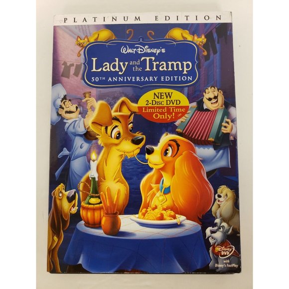 Disney DVD Set of 5 Aladdin Bambi Bambi II Lady & the Tramp,Snow Buddies ©2004-8 - Picture 5 of 6
